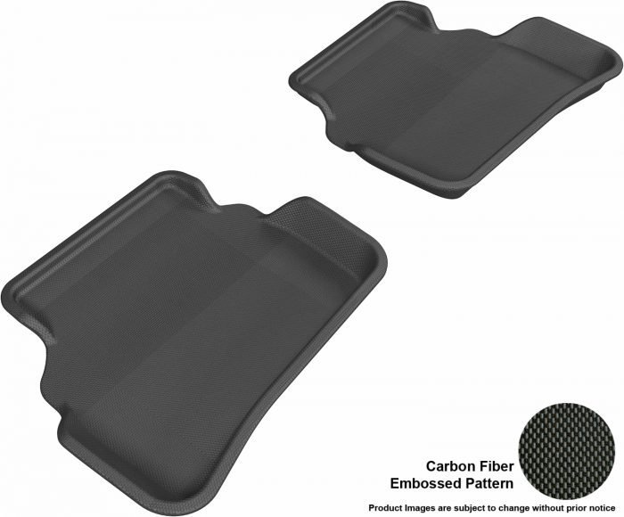 3D MAXpider Compatible with MERCEDES-BENZ C-CLASS SEDAN (W204) 2008-2014 / C 63 AMG SEDAN (W204) 2008-2011 KAGU BLACK R2