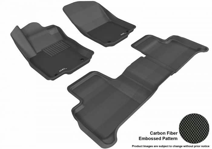 3D MAXpider Compatible with MERCEDES-BENZ GLS/AMG GLS63 SUV (X166) 2017-2019 / GL-CLASS/GL 63 AMG (X166) 2013-2016 / ML-CLASS/ML63 AMG (W166) 2012-2015 KAGU BLACK R1 R2
