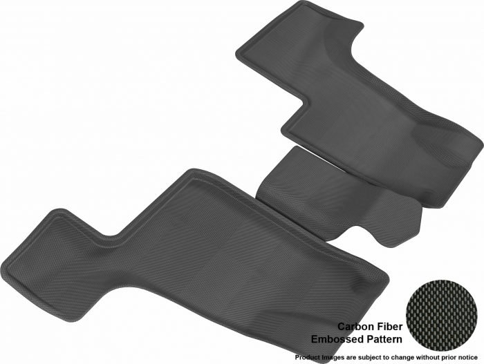 3D MAXpider Compatible with MERCEDES-BENZ GLS/AMG GLS63 SUV (X166) 2017-2019 / GL-CLASS/GL 63 AMG (X166) 2013-2016 KAGU BLACK R3 (3PCS)