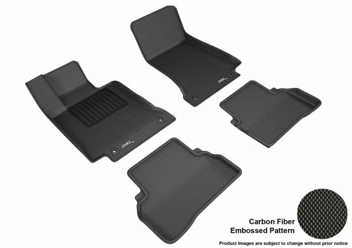 3D MAXpider Compatible with MERCEDES BENZ C-CLASS/C 63 AMG SEDAN (W205) 2015-2021 / C 450 AMG SEDAN (W205) 2016 / C 43 AMG SEDAN 2017-2021 KAGU BLACK R1 R2