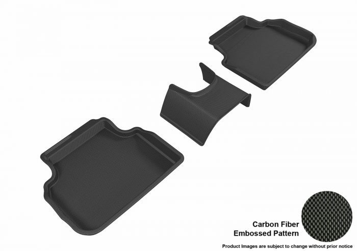 3D MAXpider Compatible with MINI CLUBMAN/S/JCW (F54) 2016-2024 KAGU BLACK R2 (3 PCS)