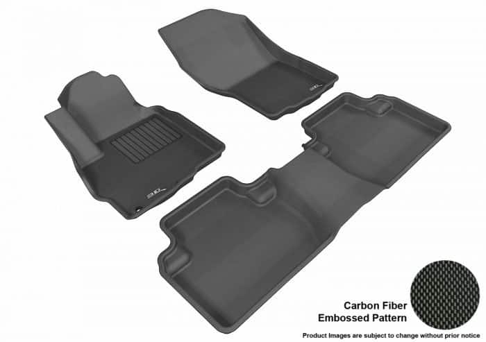 3D MAXpider Compatible with MITSUBISHI OUTLANDER 2011-2020 KAGU BLACK R1 R2