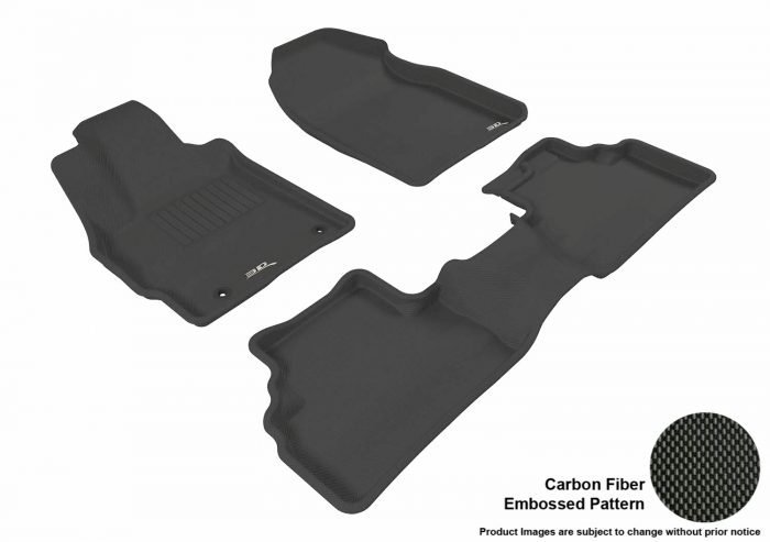 3D MAXpider Compatible with MAZDA CX-7 2007-2012 KAGU BLACK R1 R2