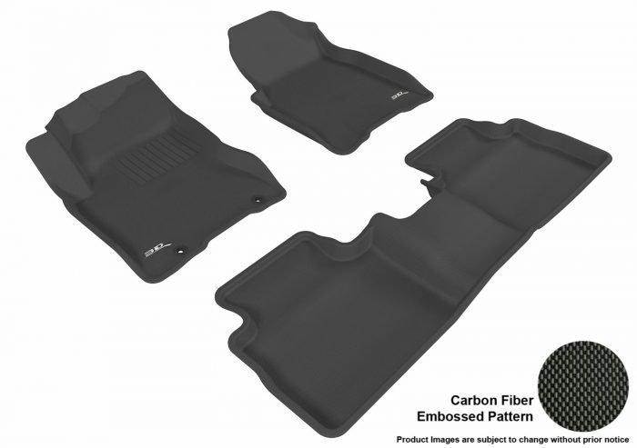 3D MAXpider Compatible with NISSAN ROGUE 2008-2013 KAGU BLACK R1 R2