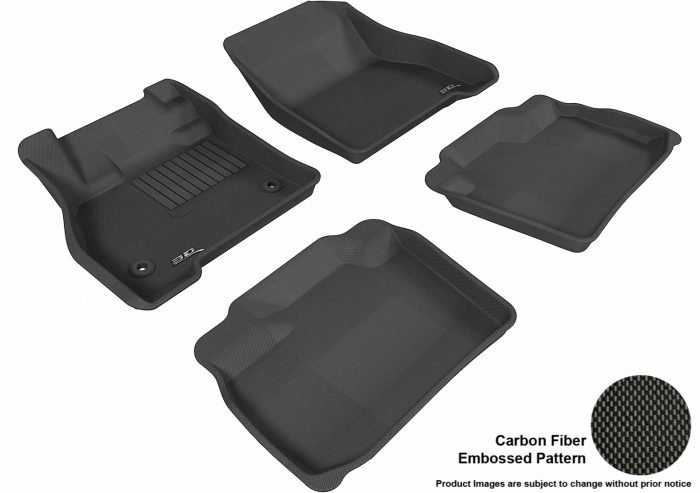 3D MAXpider Compatible with NISSAN LEAF 2011-2012 KAGU BLACK R1 R2