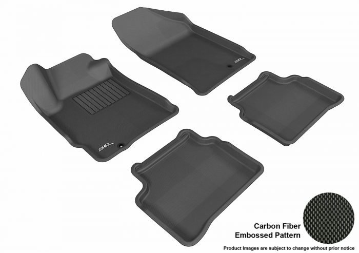 3D MAXpider Compatible with NISSAN ALTIMA SEDAN 2007-2012 KAGU BLACK R1 R2