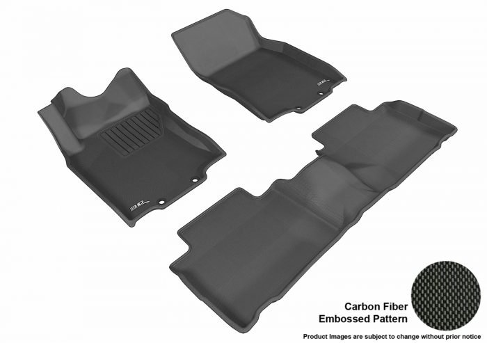 3D MAXpider Compatible with NISSAN ROGUE 2014-2020 KAGU BLACK R1 R2