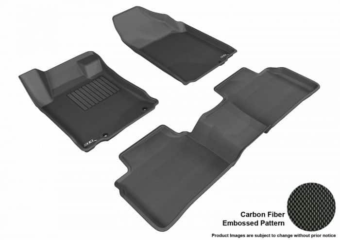 3D MAXpider Compatible with NISSAN ALTIMA SEDAN 2013-2015 KAGU BLACK R1 R2