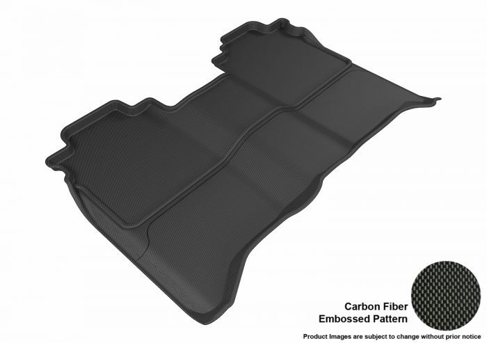 3D MAXpider Compatible with NISSAN TITAN / TITAN XD 2016-2024 CREW CAB KAGU BLACK R2 (WITHOUT STORAGE BOX)