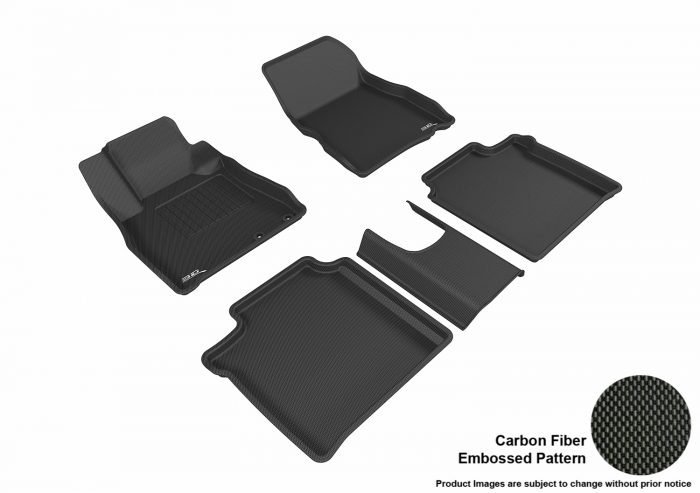 3D MAXpider Compatible with NISSAN VERSA NOTE 2014-2019 KAGU BLACK R1 R2