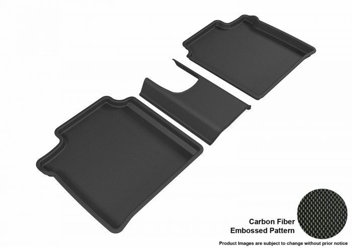 3D MAXpider Compatible with NISSAN VERSA NOTE 2014-2019 KAGU BLACK R2 (3PCS)
