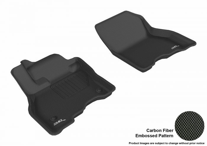 3D MAXpider Compatible with NISSAN LEAF 2013-2019 KAGU BLACK R1