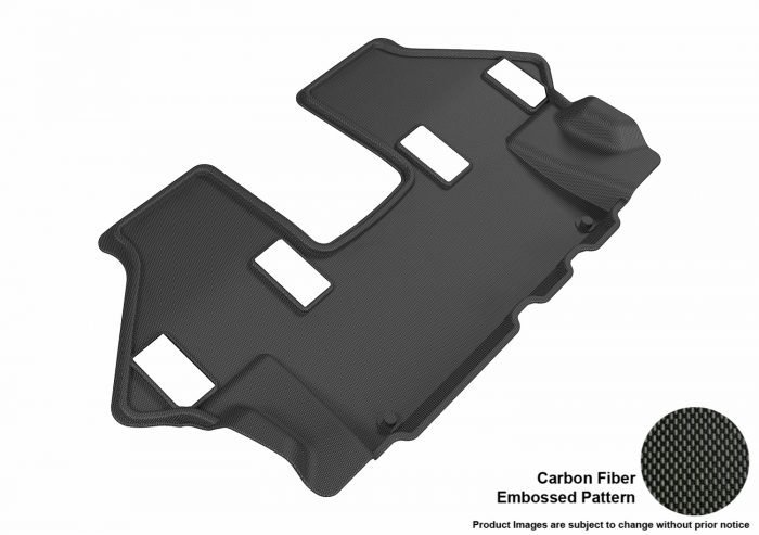 3D MAXpider Compatible with NISSAN ARMADA WITH BUCKET 2ND ROW 2017-2024 KAGU BLACK R3