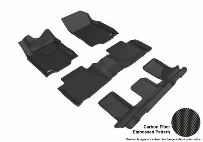 3D MAXpider Compatible with NISSAN ROGUE 2014-2020 KAGU BLACK R1 R2 R3