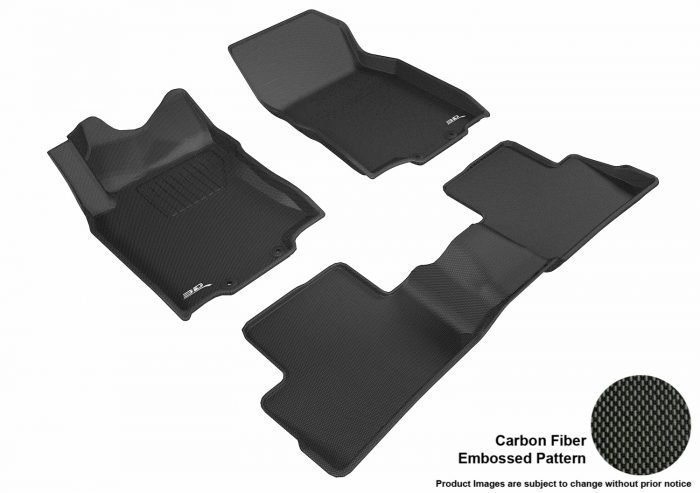 3D MAXpider Compatible with NISSAN ROGUE SPORT 2017-2022 KAGU BLACK R1 R2