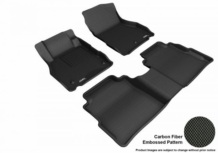 3D MAXpider Compatible with NISSAN KICKS 2018-2024 KAGU BLACK R1 R2
