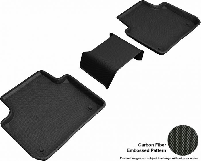 3D MAXpider Compatible with PORSCHE CAYENNE (9Y0) SUV 2019-2025 / CAYENNE COUPE (9Y3) 2021-2025 KAGU BLACK R2 (3 PCS)