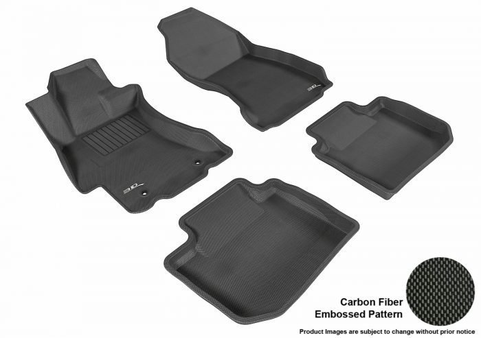 3D MAXpider Compatible with SUBARU IMPREZA 2012-2016 / XV CROSSTREK 2013-2015 / CROSSTREK 2016-2017 KAGU BLACK R1 R2