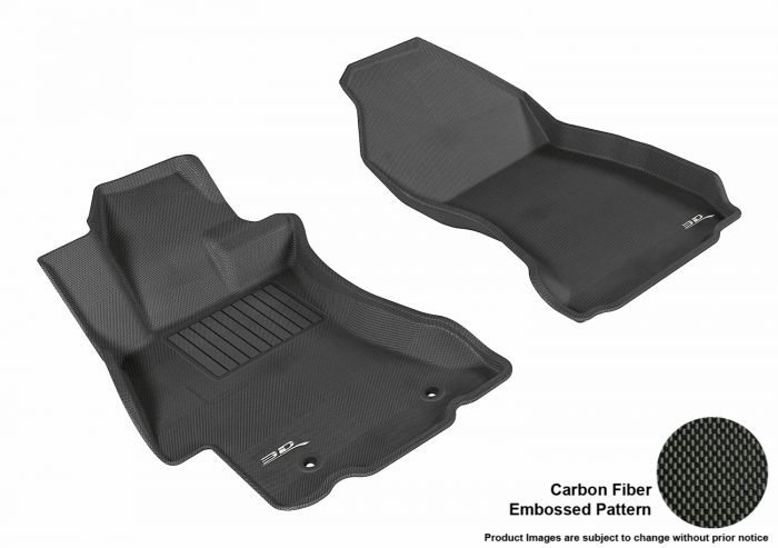 3D MAXpider Compatible with SUBARU IMPREZA 2012-2016 / XV CROSSTREK 2013-2017 / WRX 2015-2021 / WRX STI 2015-2021 KAGU BLACK R1