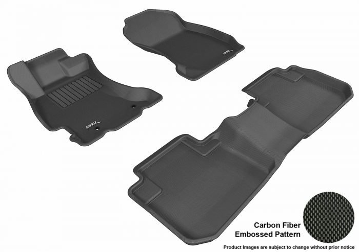 3D MAXpider Compatible with SUBARU FORESTER 2014-2018 KAGU BLACK R1 R2