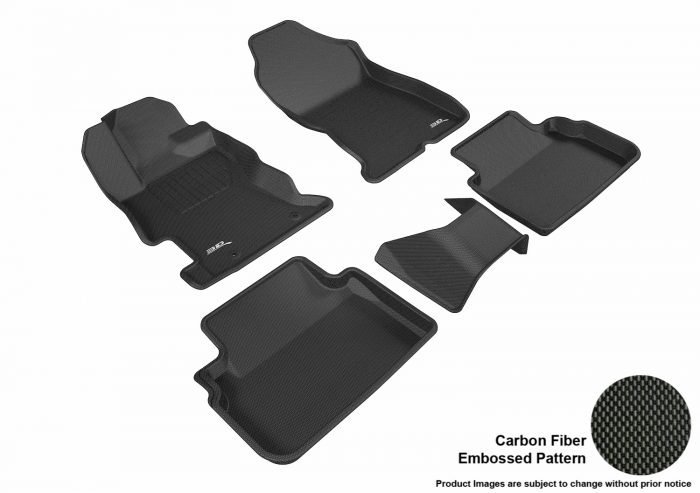 3D MAXpider Compatible with SUBARU IMPREZA 2017-2023 / CROSSTREK 2018-2023 KAGU BLACK R1 R2