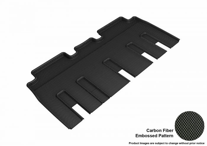 3D MAXpider Compatible with TESLA MODEL X FOLDING 7-SEAT 2017-2021 KAGU BLACK R2