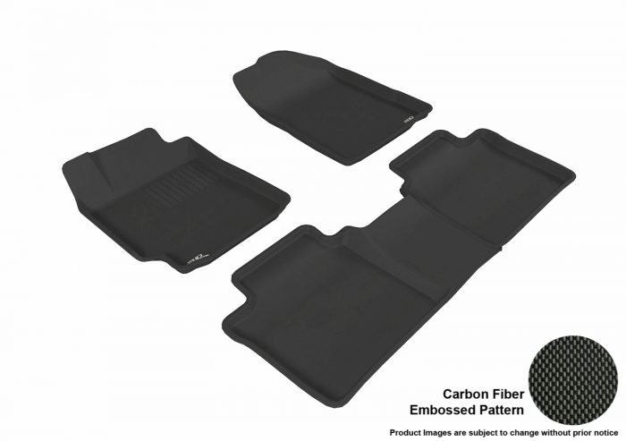 3D MAXpider Compatible with TOYOTA CAMRY 2007-2011 KAGU BLACK R1 R2