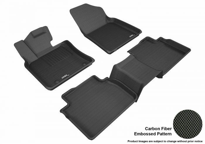3D MAXpider Compatible with TOYOTA CAMRY FWD (GASOLINE/HYBRID) 2018-2024 KAGU BLACK R1 R2