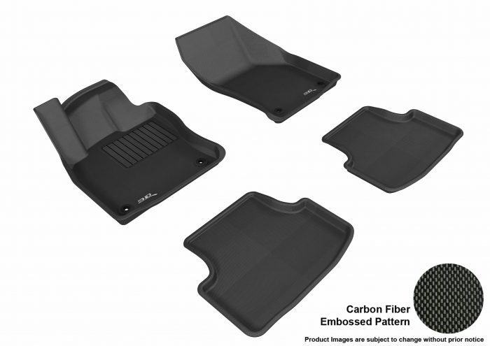 3D MAXpider Compatible with VOLKSWAGEN GOLF / GOLF ALLTRACK / GOLF GTI / GOLF R / GOLF SPORTWAGEN 2015-2020 KAGU BLACK R1 R2