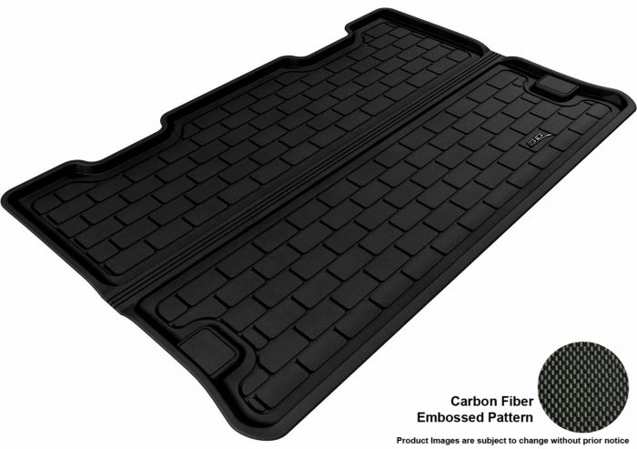 3D MAXpider Compatible with CHEVROLET SUBURBAN 2007-2014 KAGU BLACK BEHIND 3RD ROW CARGO LINER