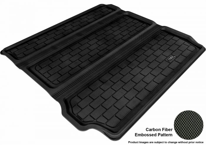 3D MAXpider Compatible with NISSAN PATHFINDER 2005-2012 KAGU BLACK STOWABLE CARGO LINER