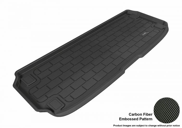 3D MAXpider Compatible with NISSAN PATHFINDER 2013-2020 KAGU BLACK BEHIND 3RD ROW CARGO LINER