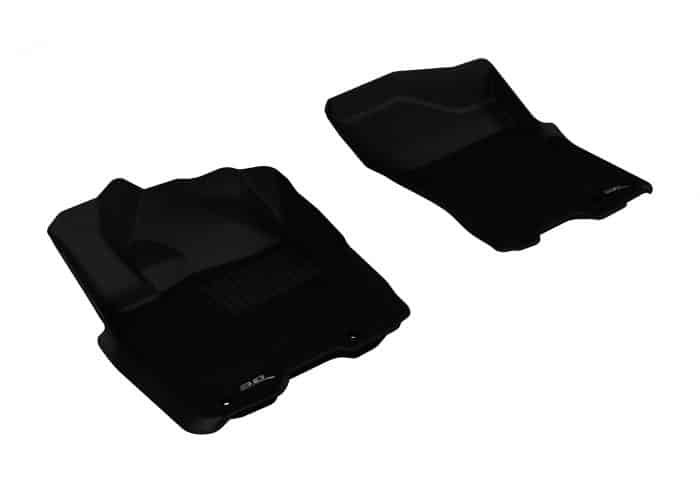 3D MAXpider Compatible with NISSAN TITAN 2009-2015 KING CAB / CREW CAB KAGU BLACK R1