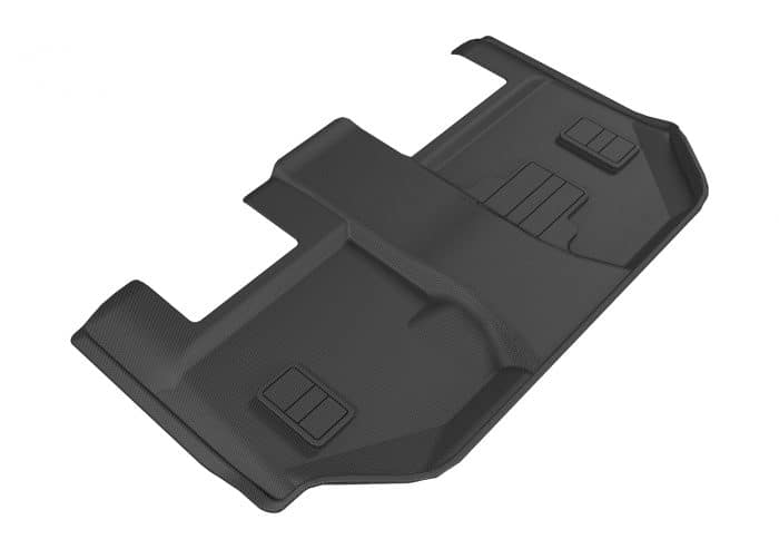 3D MAXpider Compatible with CHEVROLET SUBURBAN / GMC YUKON XL WITH BENCH 2ND ROW 2015-2020 KAGU BLACK R3
