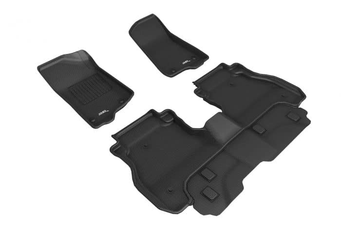 3D MAXpider Compatible with JEEP GLADIATOR JT 2020-2025 KAGU BLACK R1 R2
