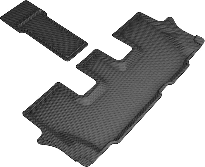 3D MAXpider Compatible with KIA TELLURIDE 7-SEAT 2020-2025 KAGU BLACK R3 (2PCS)