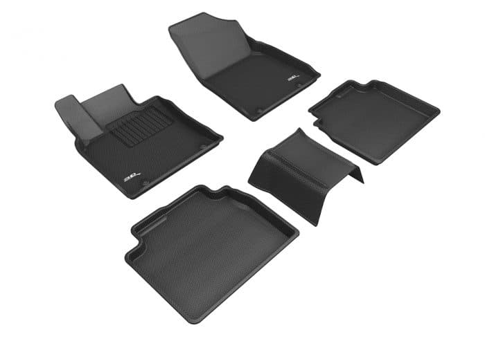 3D MAXpider Compatible with LEXUS ES GASOLINE FWD 2019-2025 KAGU BLACK R1 R2