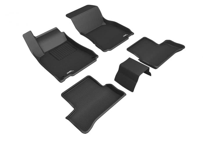 3D MAXpider Compatible with MERCEDES BENZ A-CLASS (V177) 2019-2022 / AMG 35 (V177) 2020-2021 / CLA 250 COUPE/AMG CLA 35/45 COUPE (C118) 2020-2025 KAGU BLACK R1 R2