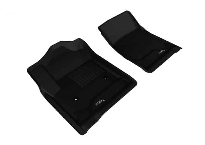 3D MAXpider Compatible with GMC SIERRA 1500 / 2500HD / 3500HD REGULAR CAB 2014-2018 KAGU BLACK R1 (SINGLE ROW SET)