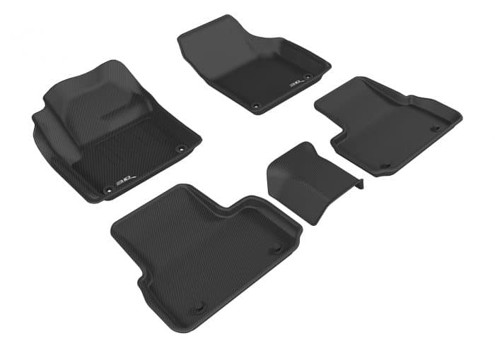 3D MAXpider Compatible with LAND ROVER DISCOVERY SPORT 5-SEATS 2015-2019 KAGU BLACK R1 R2