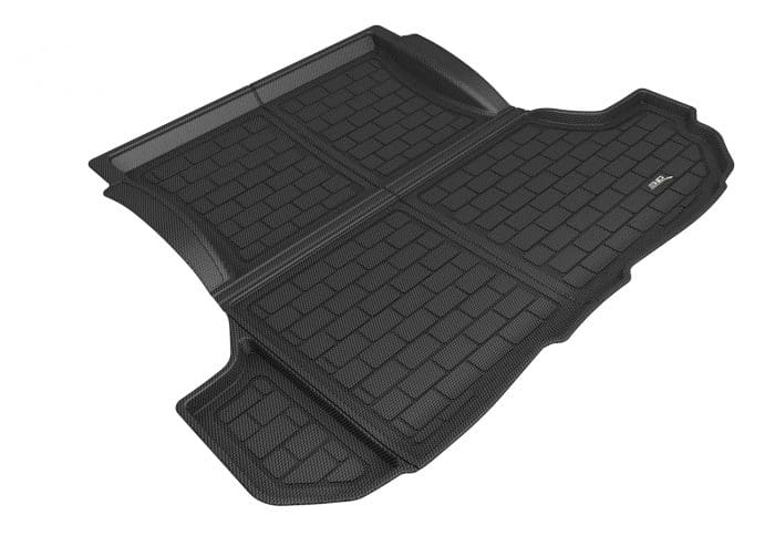 3D MAXpider Compatible with DODGE CHALLENGER 2011-2023 KAGU BLACK CROSS FOLD CARGO LINER