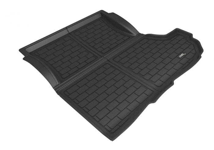 3D MAXpider Compatible with DODGE CHALLENGER W/ SUBWOOFER 2011-2023 KAGU BLACK CROSS FOLD CARGO LINER