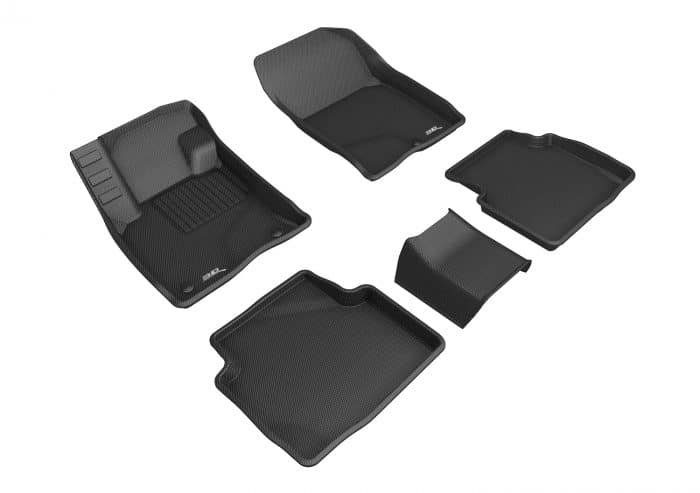 3D MAXpider Compatible with FORD ESCAPE GASOLINE 2020-2025 KAGU BLACK R1 R2 (3PCS R2)
