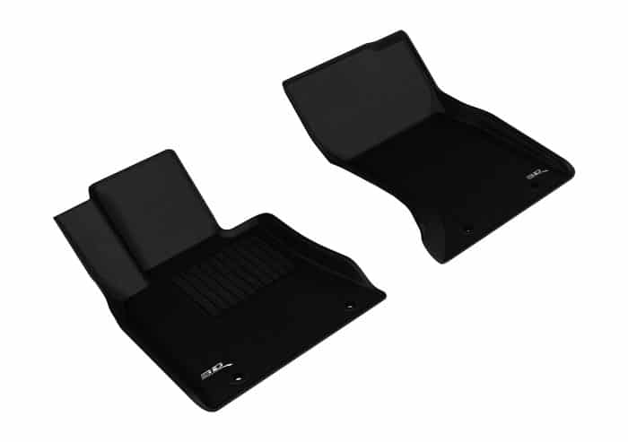 3D MAXpider Compatible with HYUNDAI GENESIS SEDAN AWD 2015-2016 / GENESIS G80 AWD 2017-2020 KAGU BLACK R1