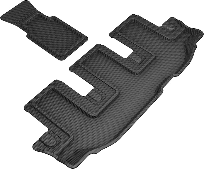 3D MAXpider Compatible with SUBARU ASCENT WITH BUCKET 2ND ROW 2019-2025 KAGU BLACK R3 (2PCS)