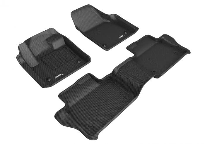 3D MAXpider Compatible with LAND ROVER DISCOVERY SPORT 5-SEAT 2020-2025 KAGU BLACK R1 R2