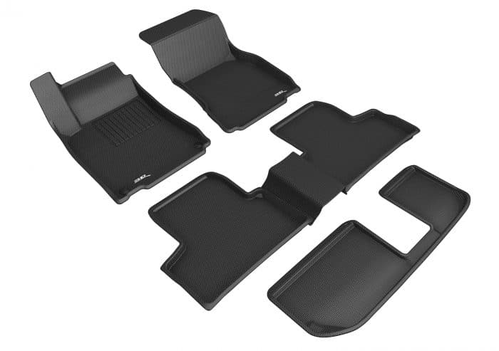 3D MAXpider Compatible with MERCEDES-BENZ GLB 250 7-SEAT (X247) 2020-2025 / AMG GLB35 (X247) 2021-2024 KAGU BLACK R1 R2 R3