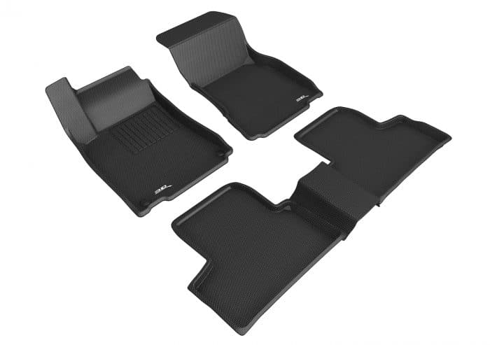 3D MAXpider Compatible with MERCEDES-BENZ GLB 250 5-SEAT (X247) 2020-2025 / AMG GLB35 2021-2024 KAGU BLACK R1 R2