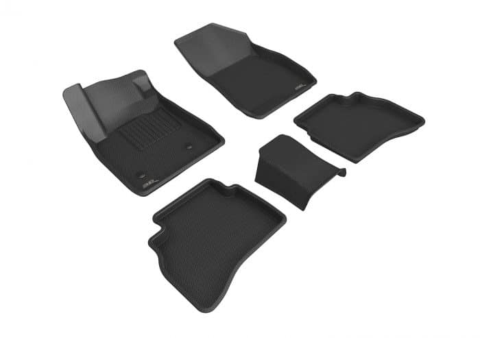 3D MAXpider Compatible with CHEVROLET TRAILBLAZER AWD 2021-2025 KAGU BLACK R1 R2