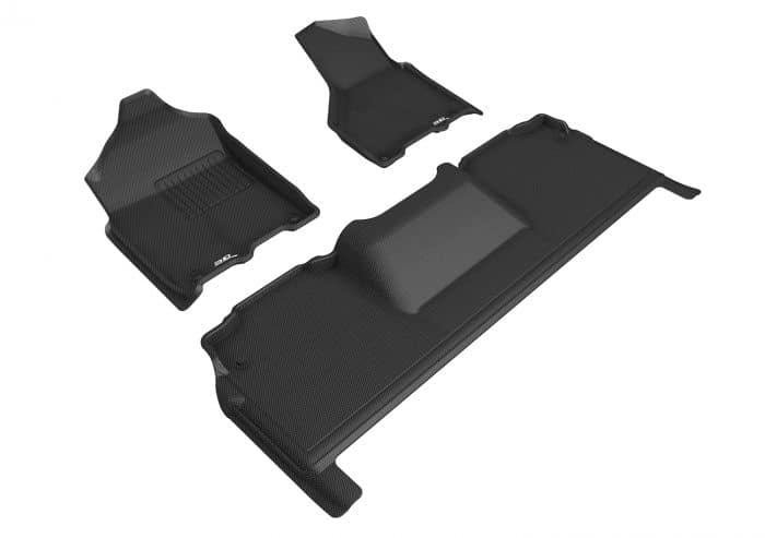 3D MAXpider Compatible with DODGE RAM 2500 MEGA CAB 2019-2024 KAGU BLACK R1 R2